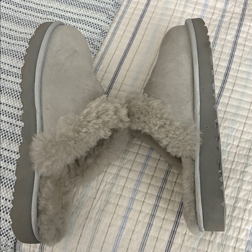 UGG Women's Soft Gray Slippers - Picture 3 of 3